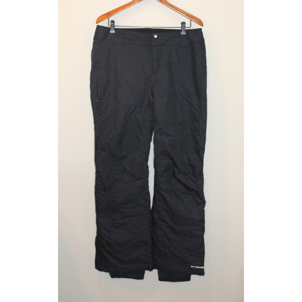 men's Columbia snow pants Large Regular black Omni-Tech insulated snowboard ski